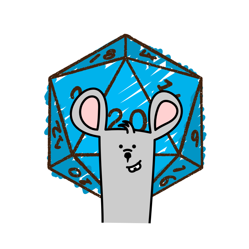 Ilustracja do zajęć TUS RPG — świat myszy-poszukiwaczy przygód